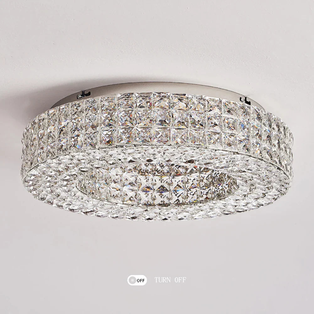 Bacci Crystal Ceiling Light Fixture