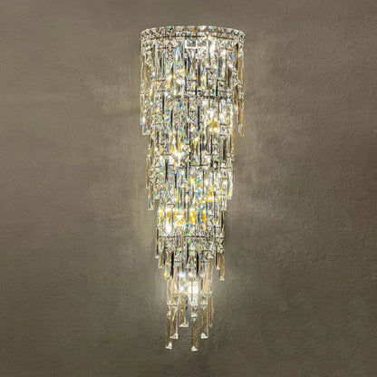 Bacci Crystal Contemporary Wall Sonce