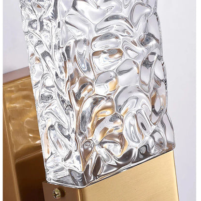 Water Ripple Crystal Wall Sconce