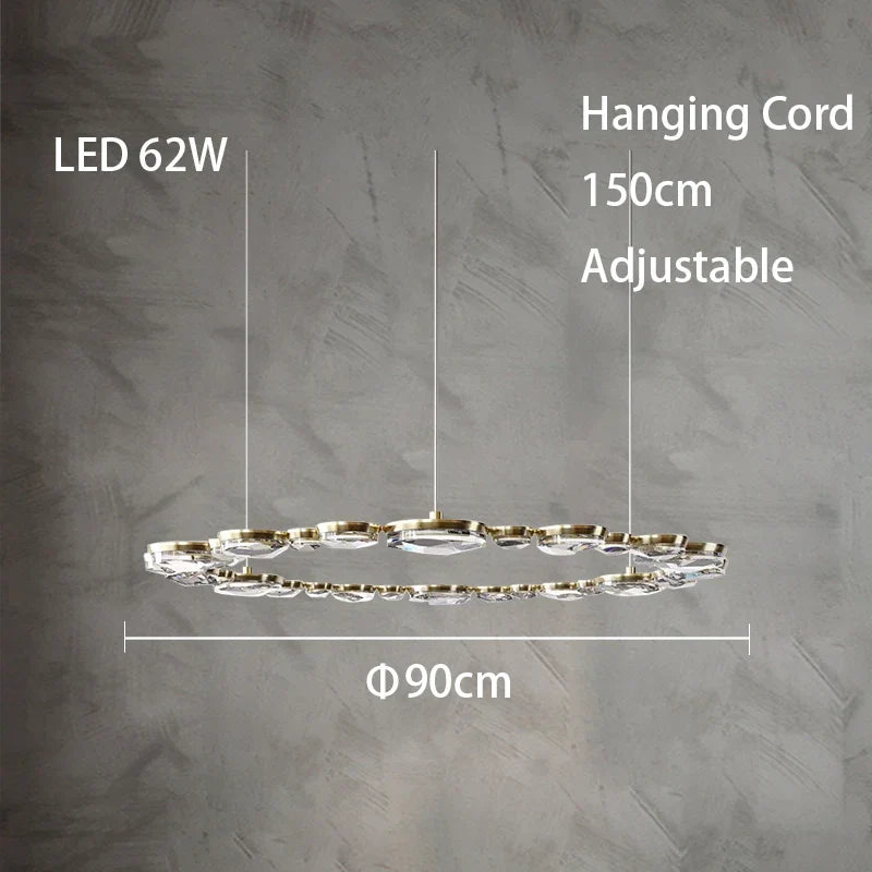 Diamante Crystal Ceiling Light Fixture