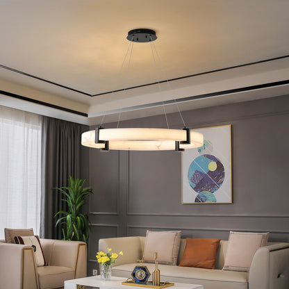 23.6" Marble Ceiling Light