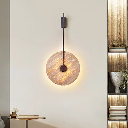 Moonshade Natural Marble Sconce