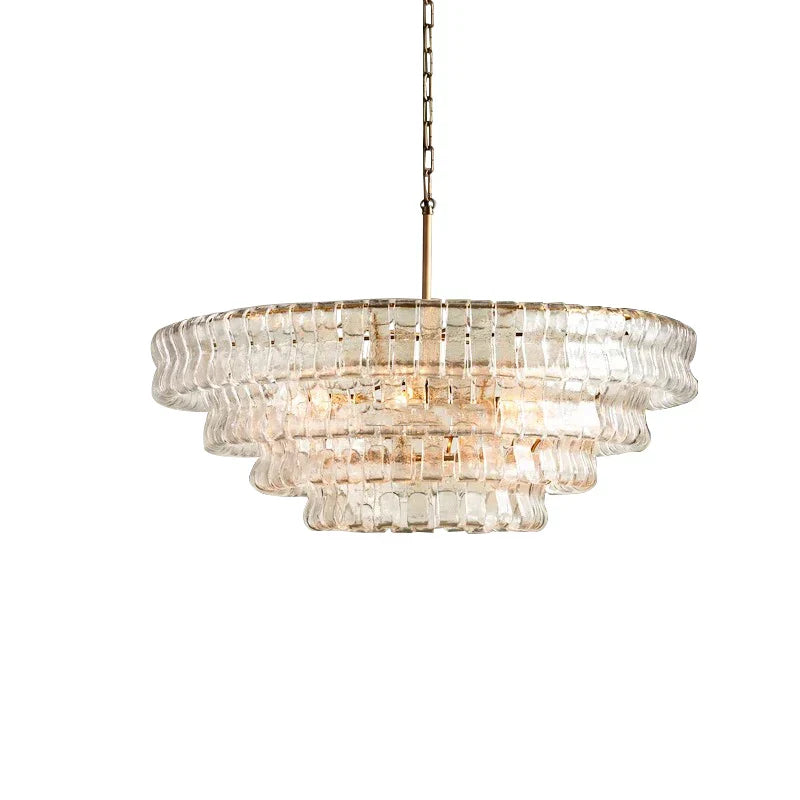 Riviera Vintage French Crystal Chandelier