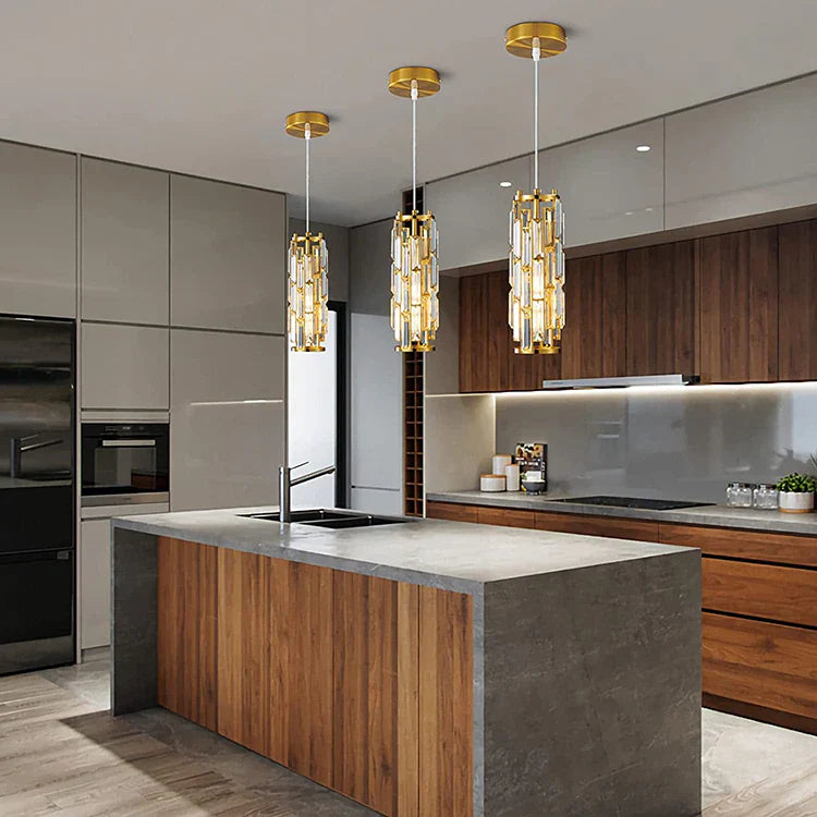 Crystal Pendant Light For Kitchen Island