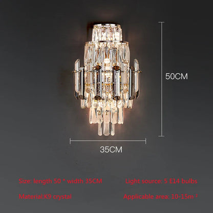 Lazzo Crystal Wall Sconce