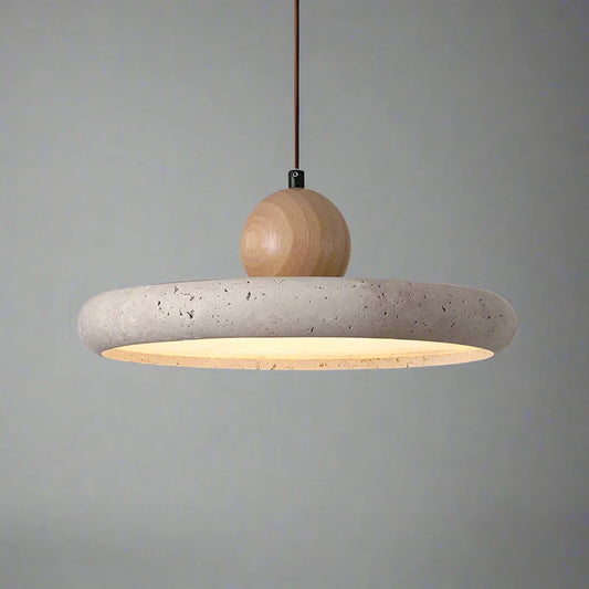 Natural Travertine Kitchen Pendant Light Fixture