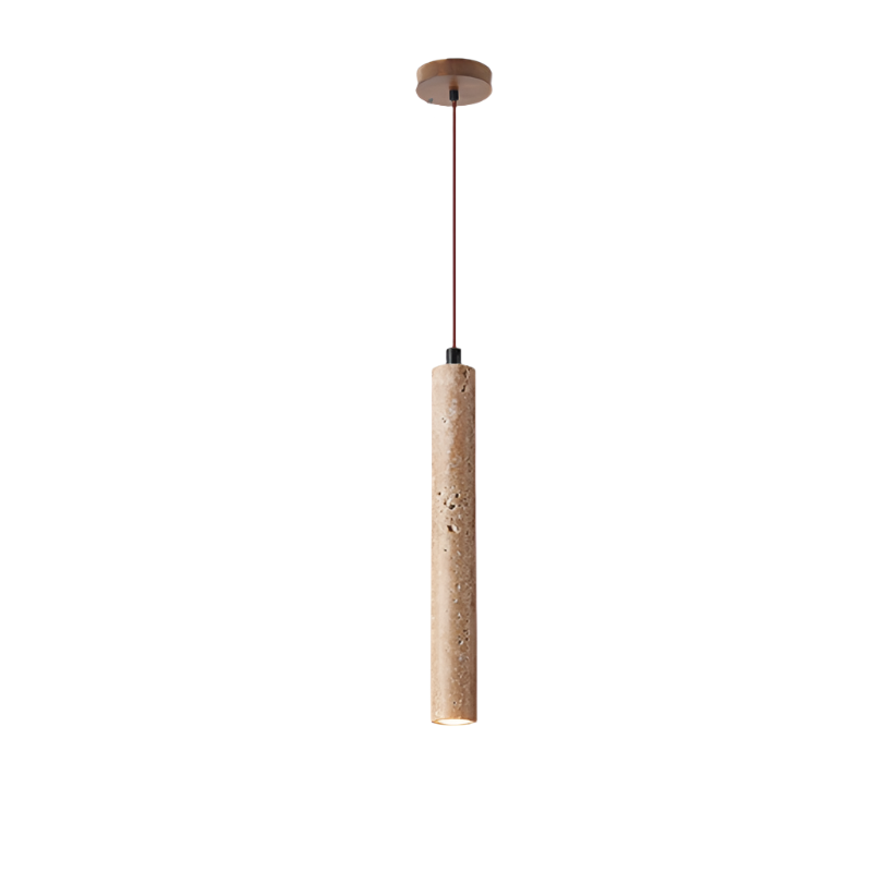 Natural Travertine Modern Pendant Light