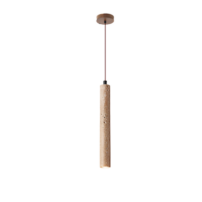 Natural Travertine Modern Pendant Light