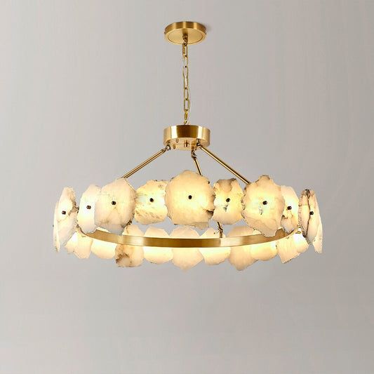 Natural Marble Modern Chandelier