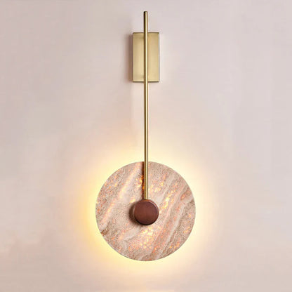 Moonshade Natural Marble Sconce