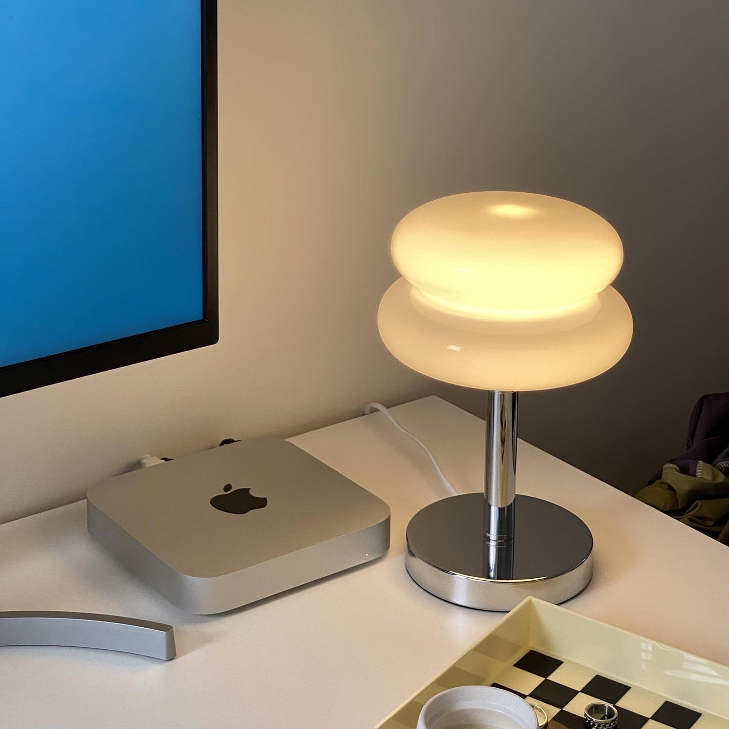 Saturn Glide Glass Accent lamp Table Lamp