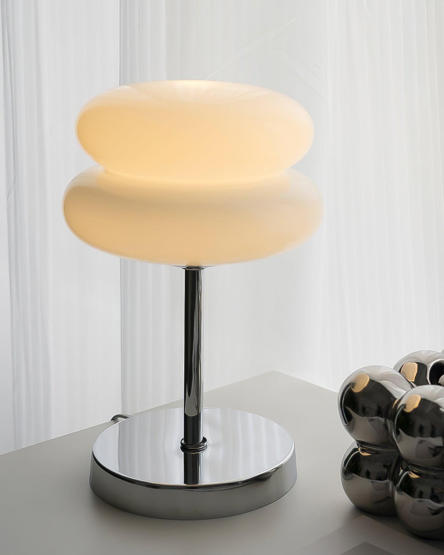 Saturn Glide Glass Accent lamp Table Lamp