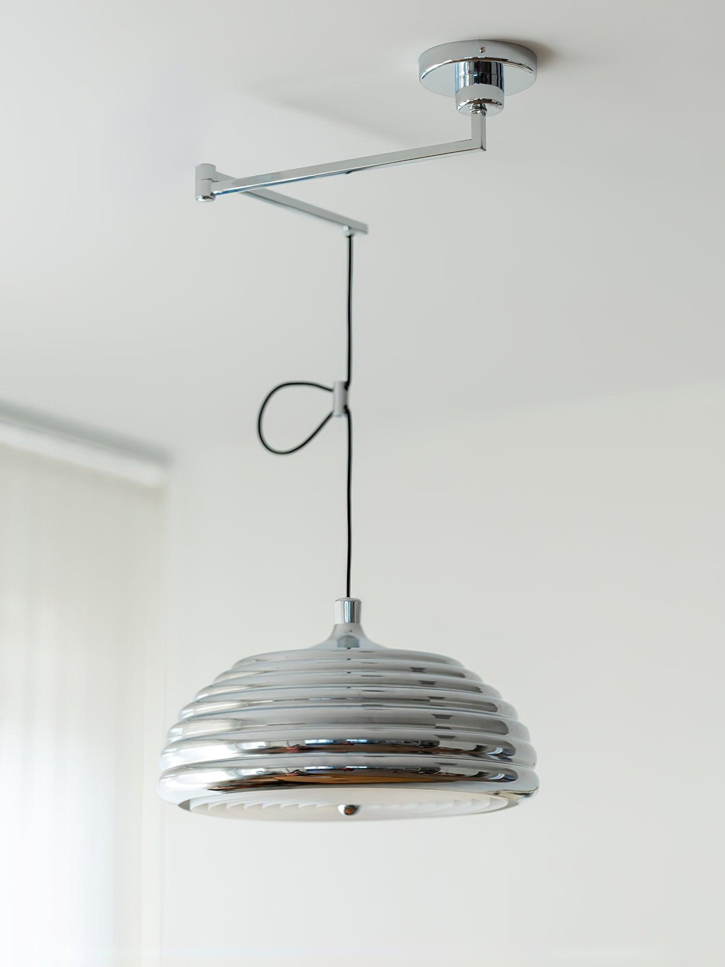 Saturno Chrome Ceiling light fitting Pendant Lamp