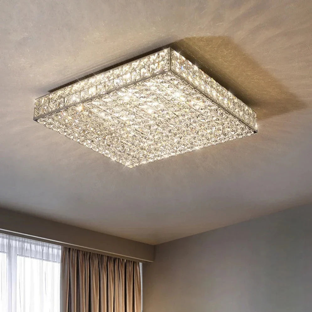 Bacci Clear Crystal Light Fixture