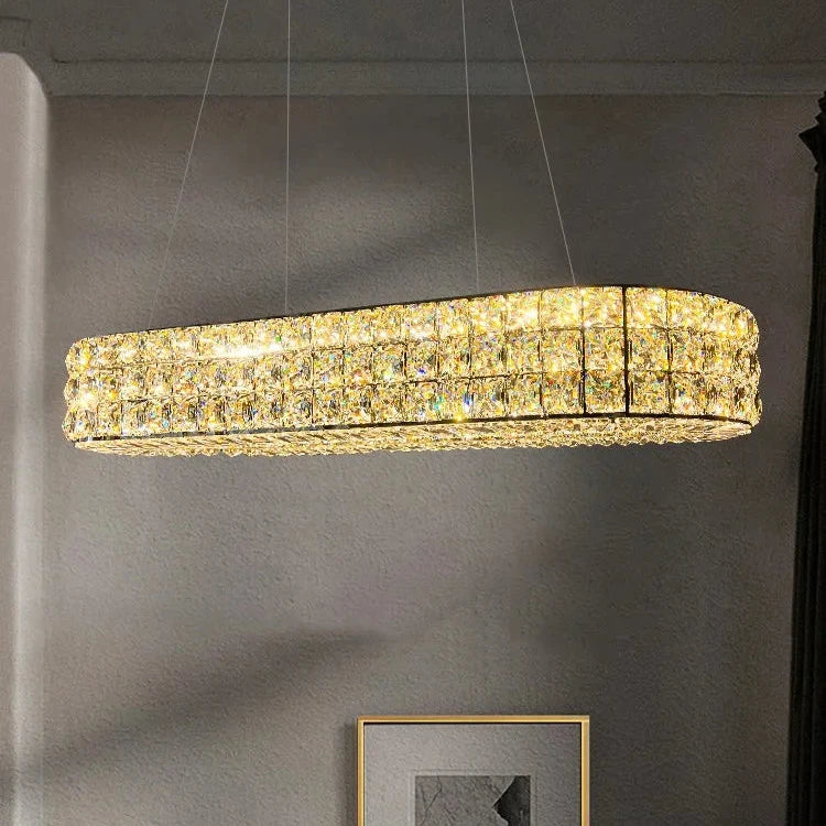 Bacci Crystal Dining Room Light Fixture