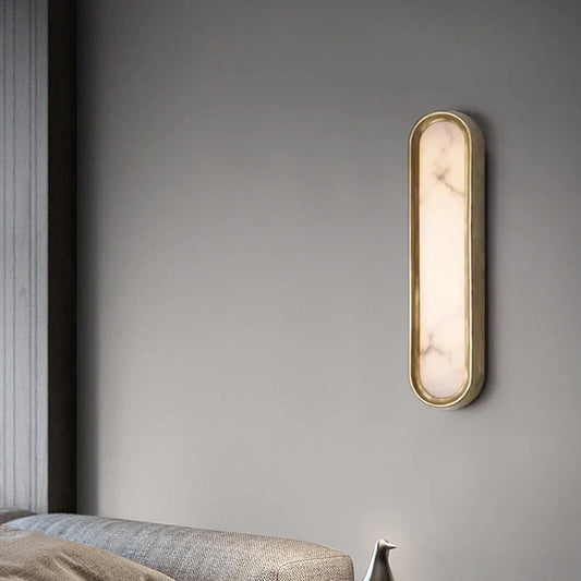 Moonshade Natural Marble LED Wall Lamp