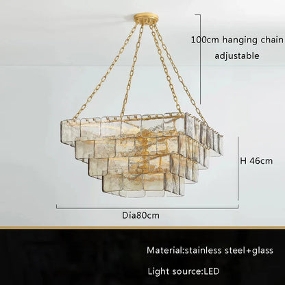 Welle Glass Chandelier