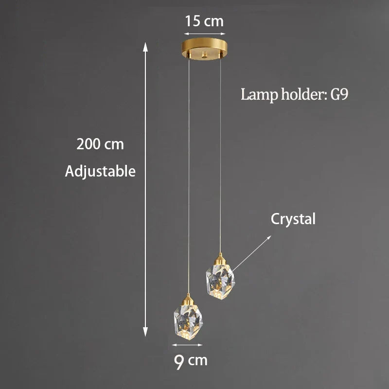 Diamante Crystal Pendant Lights