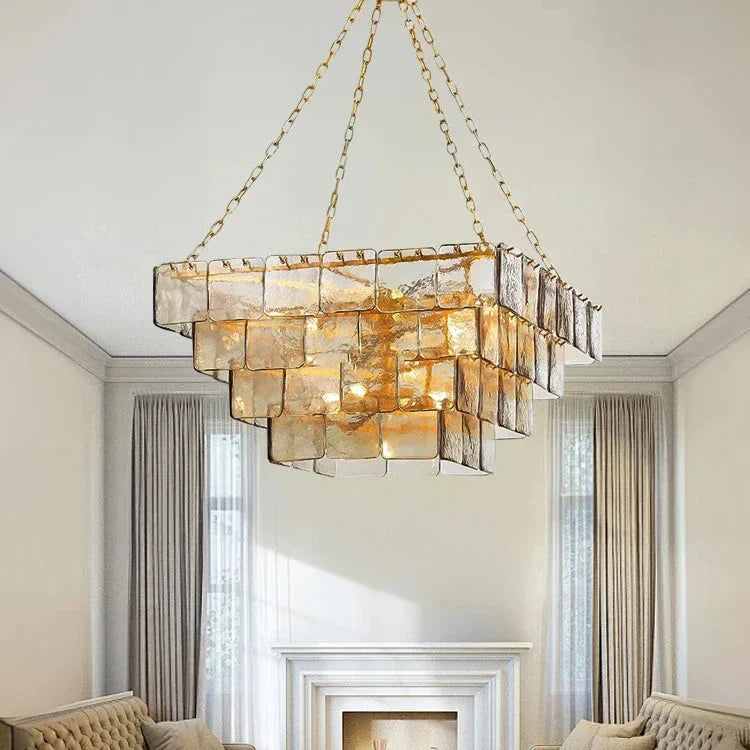 Welle Glass Chandelier