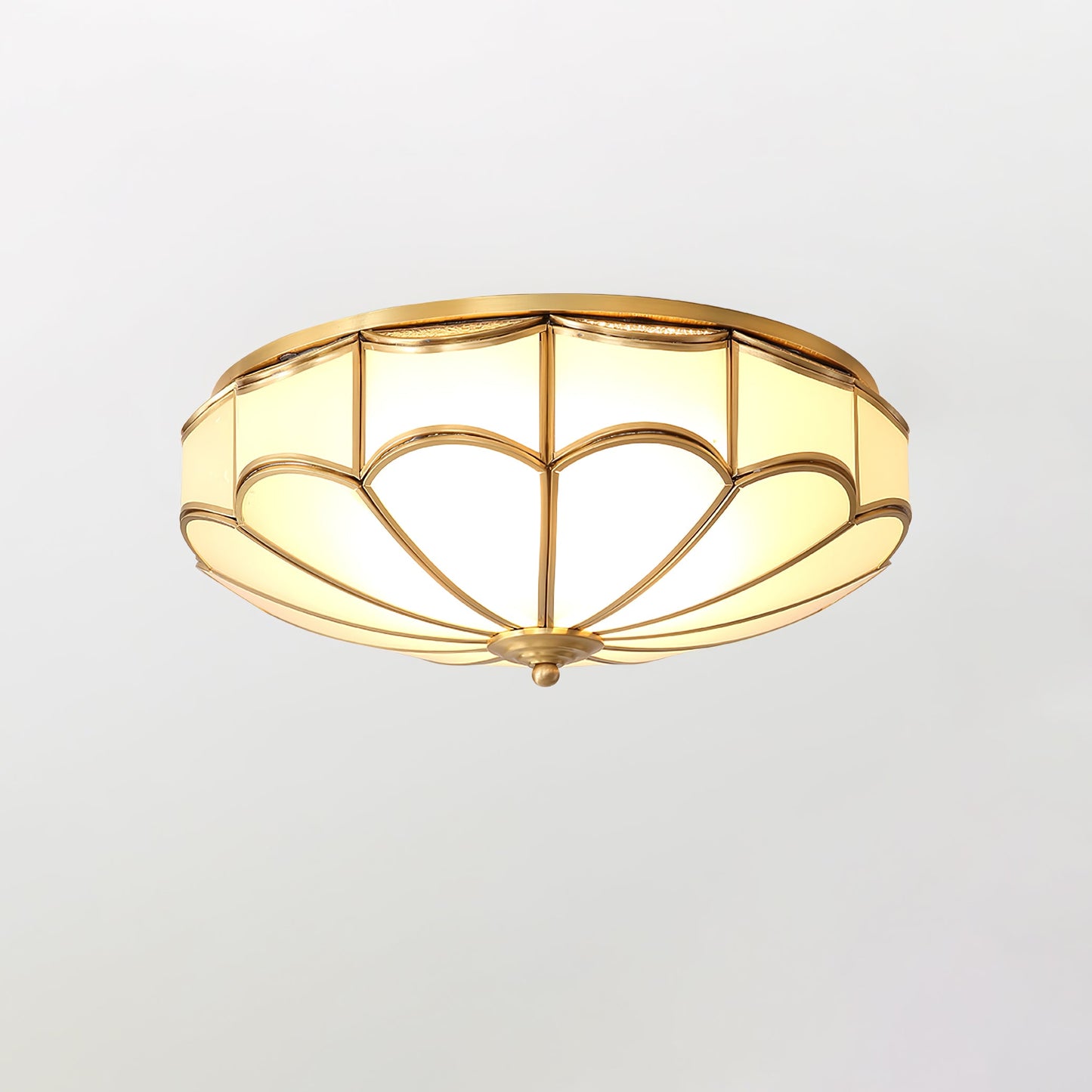 Scalloped Flush Overhead light Ceiling Light