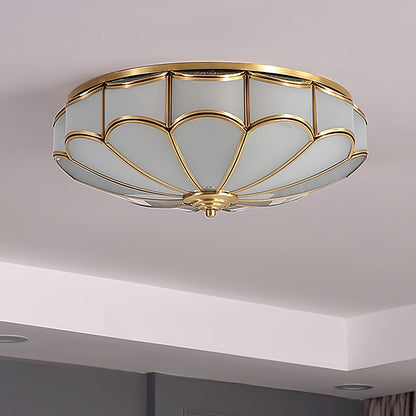 Scalloped Flush Overhead light Ceiling Light