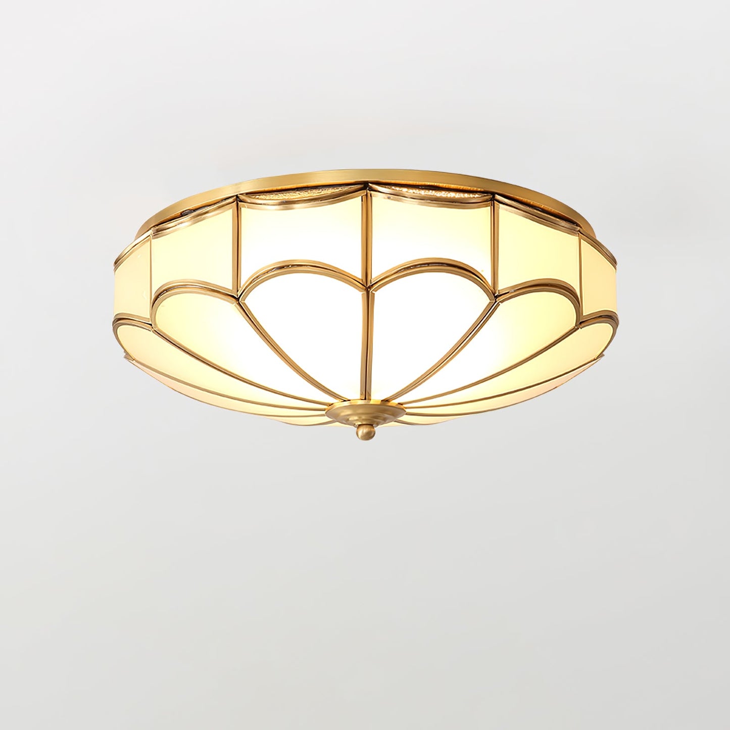 Scalloped Flush Overhead light Ceiling Light