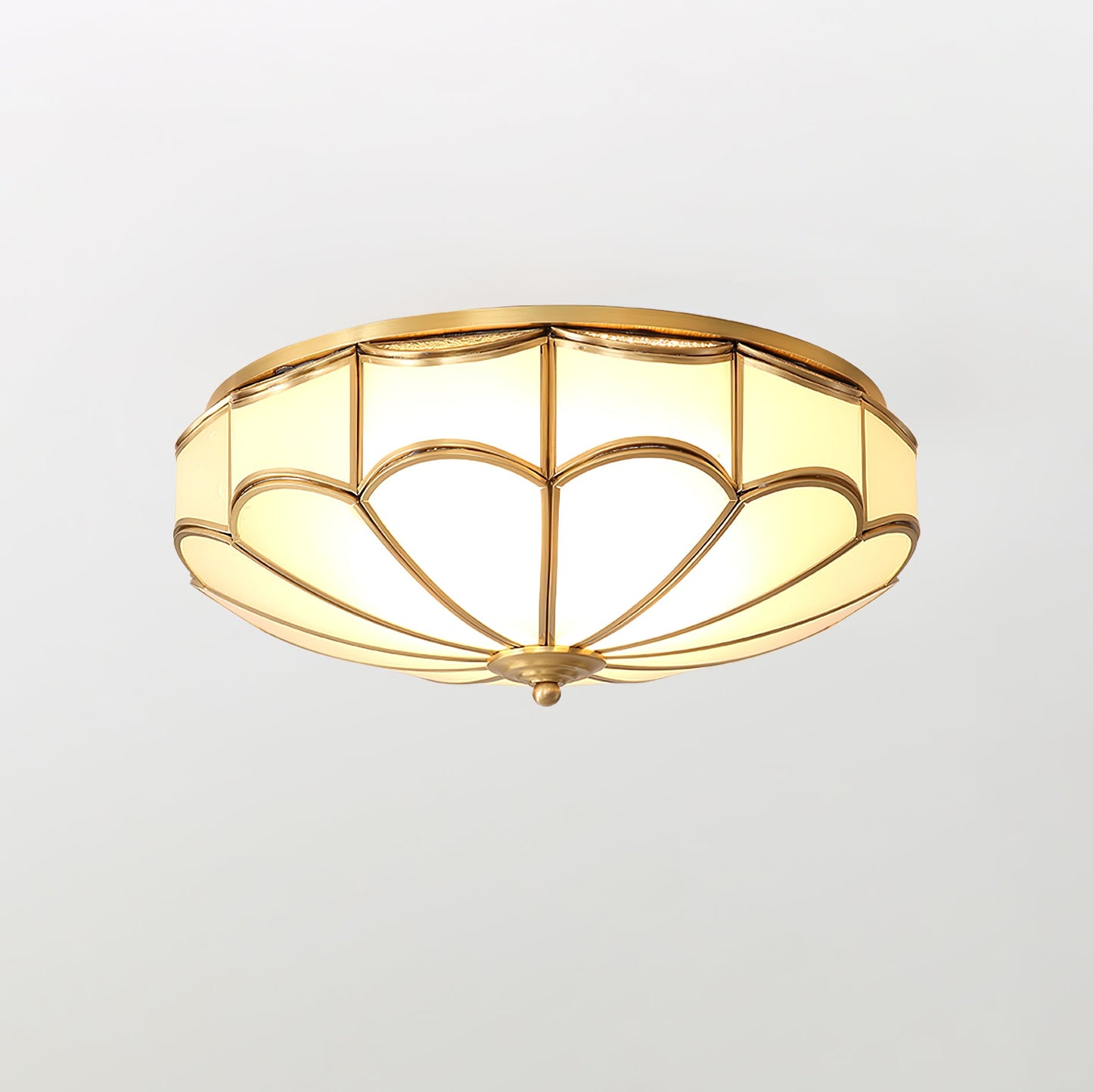 Scalloped Flush Overhead light Ceiling Light