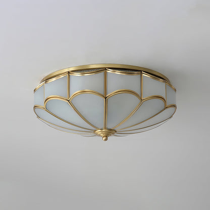 Scalloped Flush Overhead light Ceiling Light