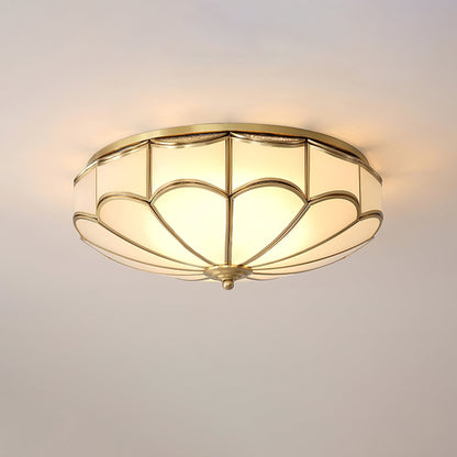 Scalloped Flush Overhead light Ceiling Light