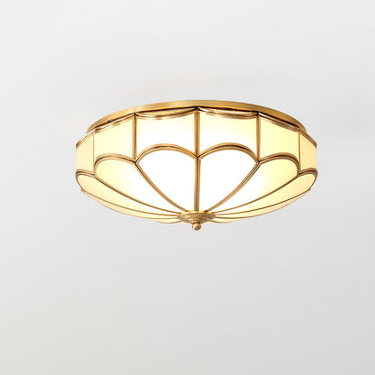 Scalloped Flush Overhead light Ceiling Light