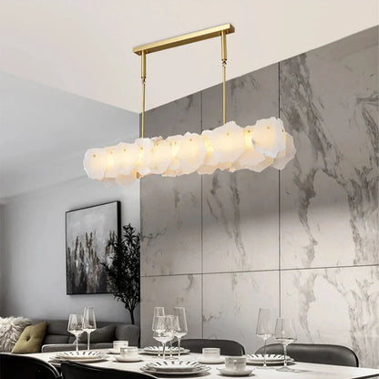 Natural Marble Dining Room Chandelier