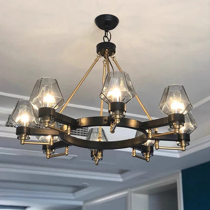 Retro American Pendant Chandelier Light Fixture