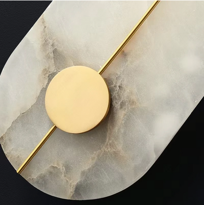 Moonshade? Natural Marble Wall Sconce