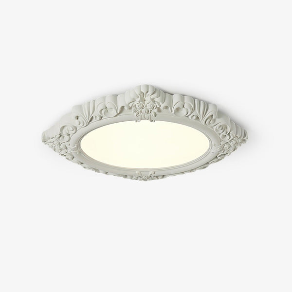 Sculpted Resin Flush mount light Ceiling Lamp