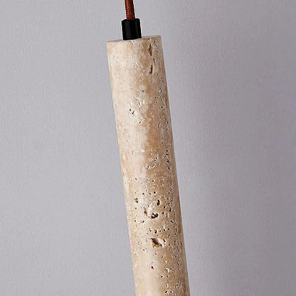 Natural Travertine Modern Pendant Light