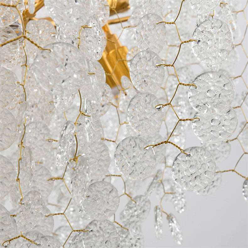 Albero Frosted Glass Modern Chandelier