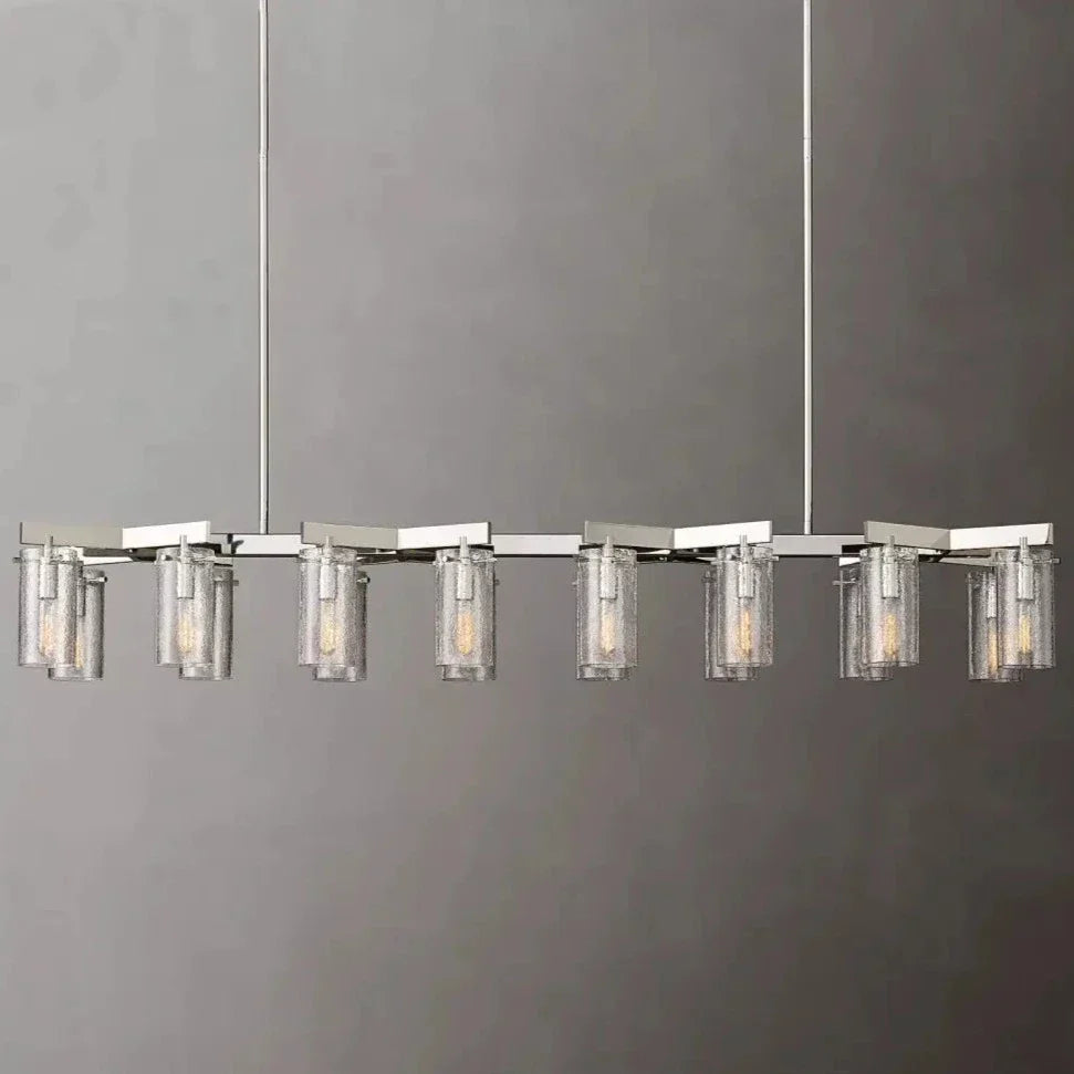 Leroi Chrome Dining Room Chandelier