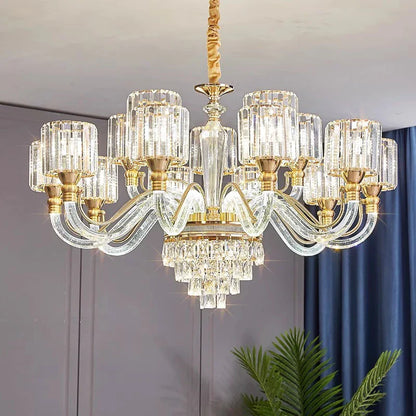 Gio Crystal Contemporary Chandelier