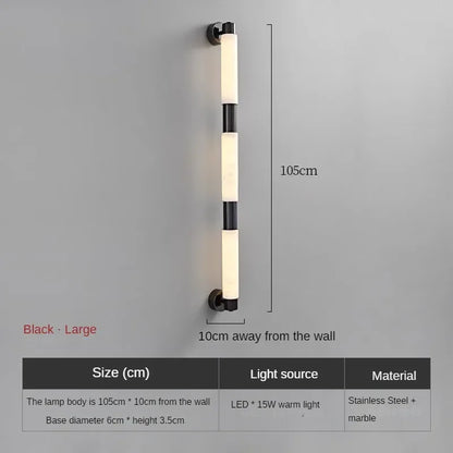 Moonshade Natural Marble Wall Lamp