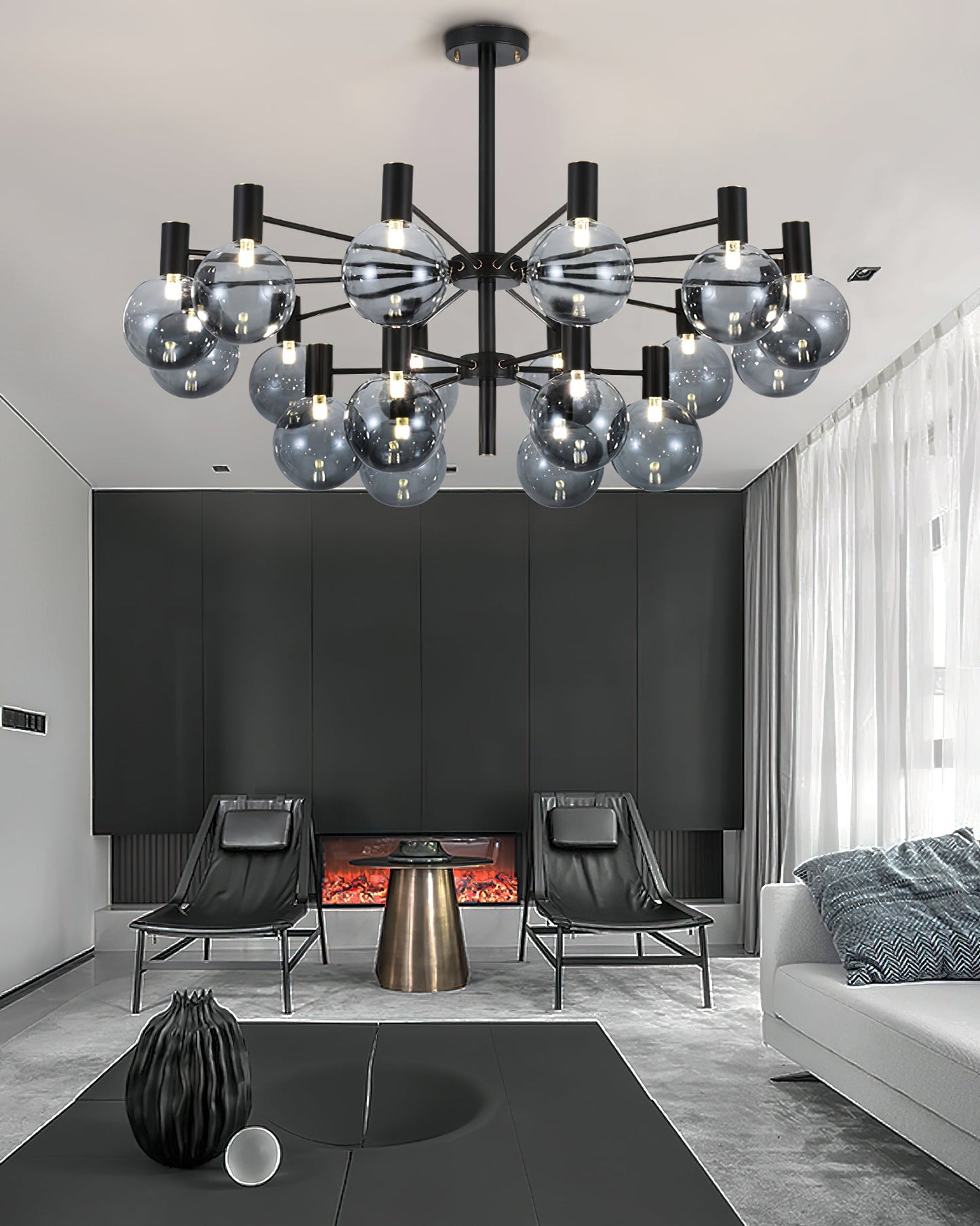 Selva Black Electrolier Chandelier