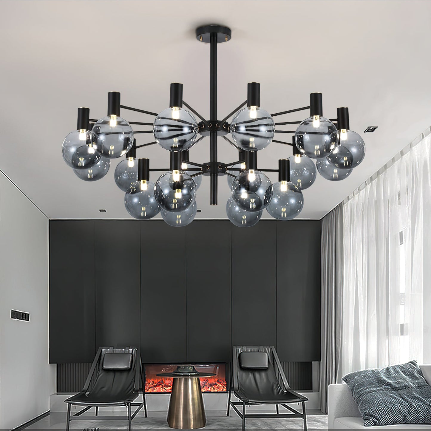 Selva Black Electrolier Chandelier