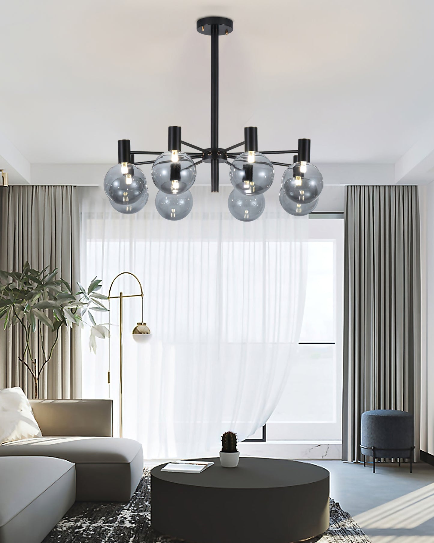 Selva Black Electrolier Chandelier