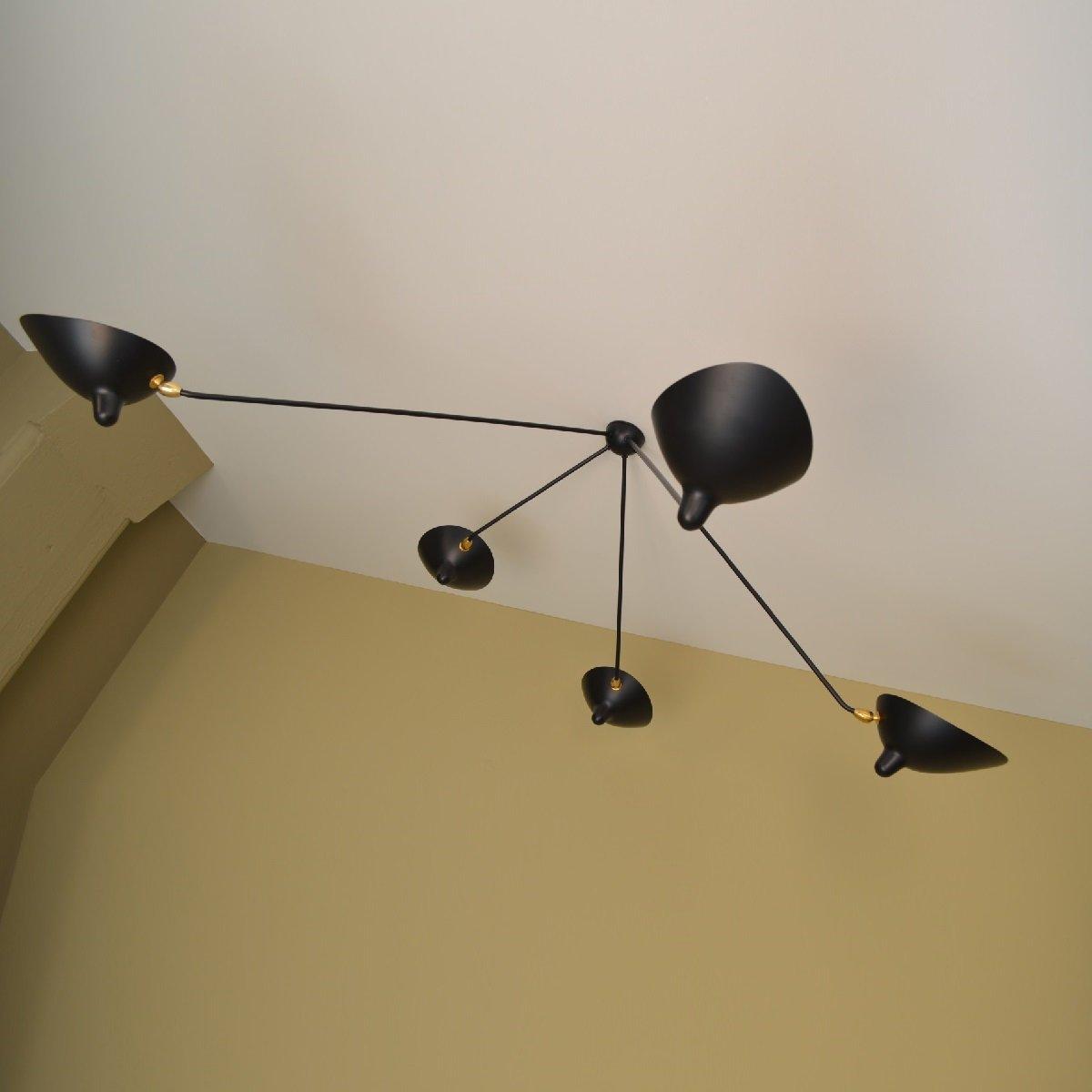 Serge Mouille Ceiling fixture Ceiling Lamp B