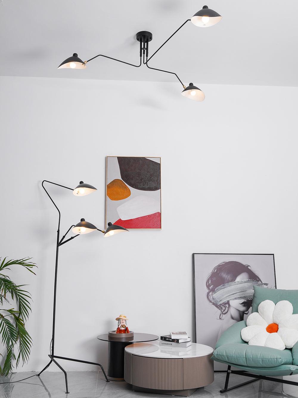 Serge Mouille Ceiling-mounted light Ceiling Light A