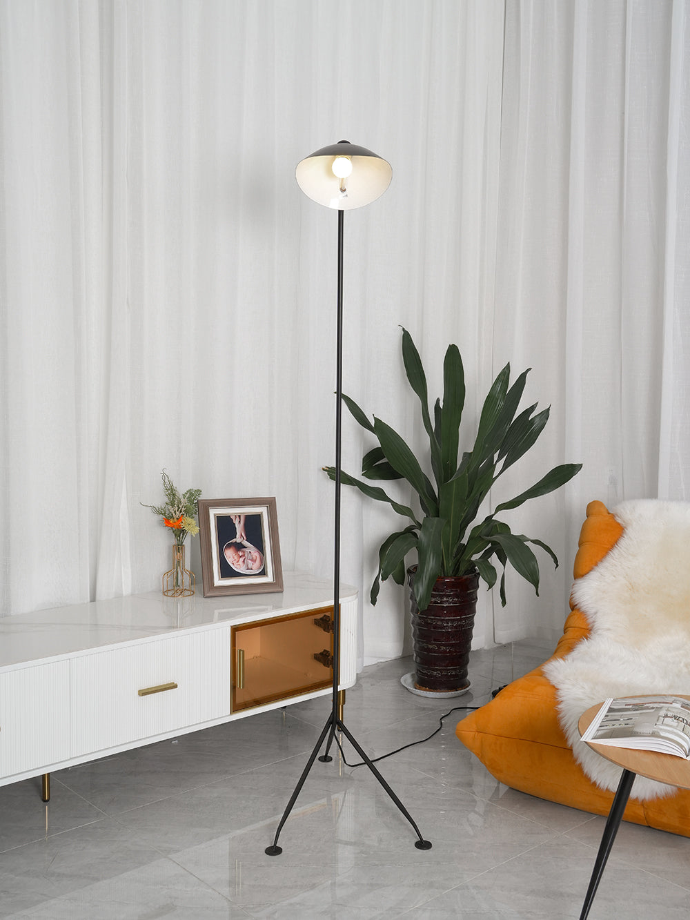 Serge Mouille Free-standing Lamp Floor Lamp