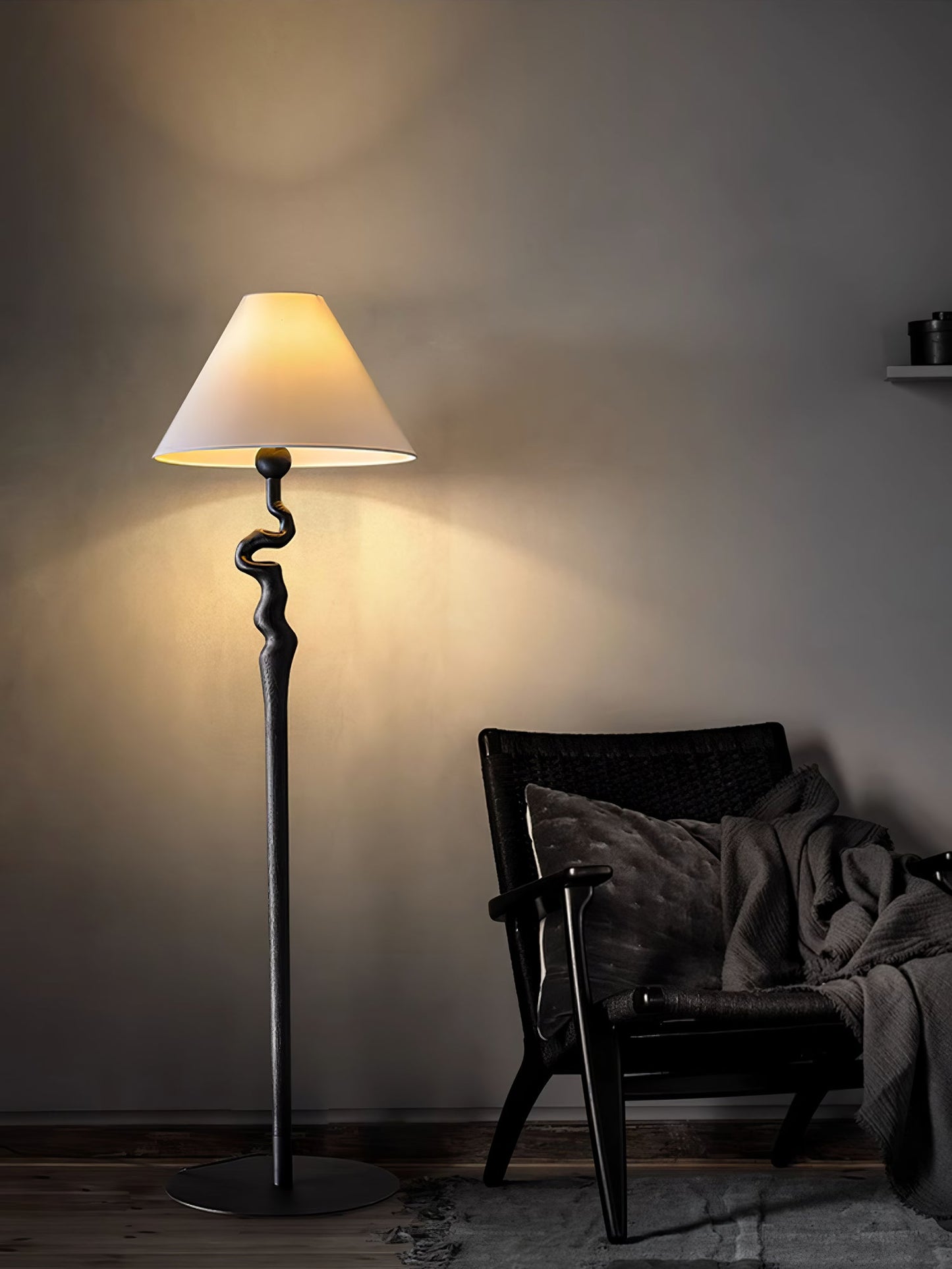 Serpentine Twist Floor-mounted Lamp Floor Lamp