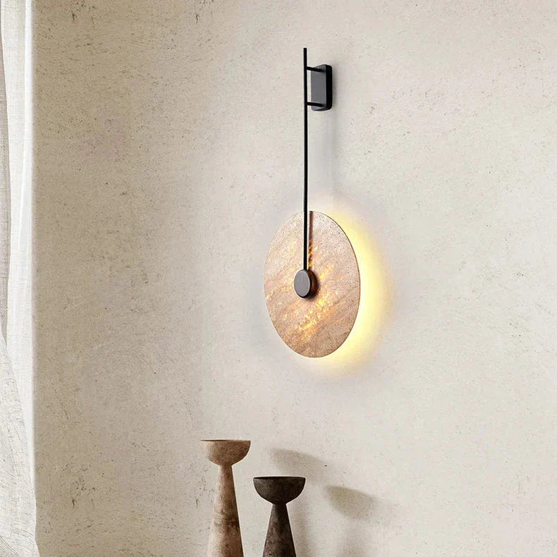 Moonshade Natural Marble Sconce