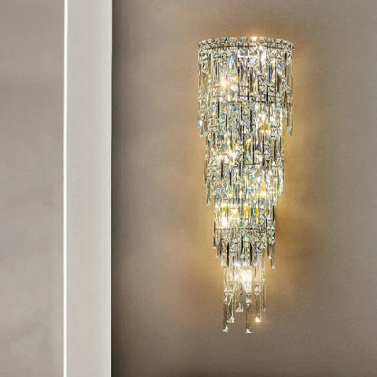 Bacci Crystal Contemporary Wall Sonce