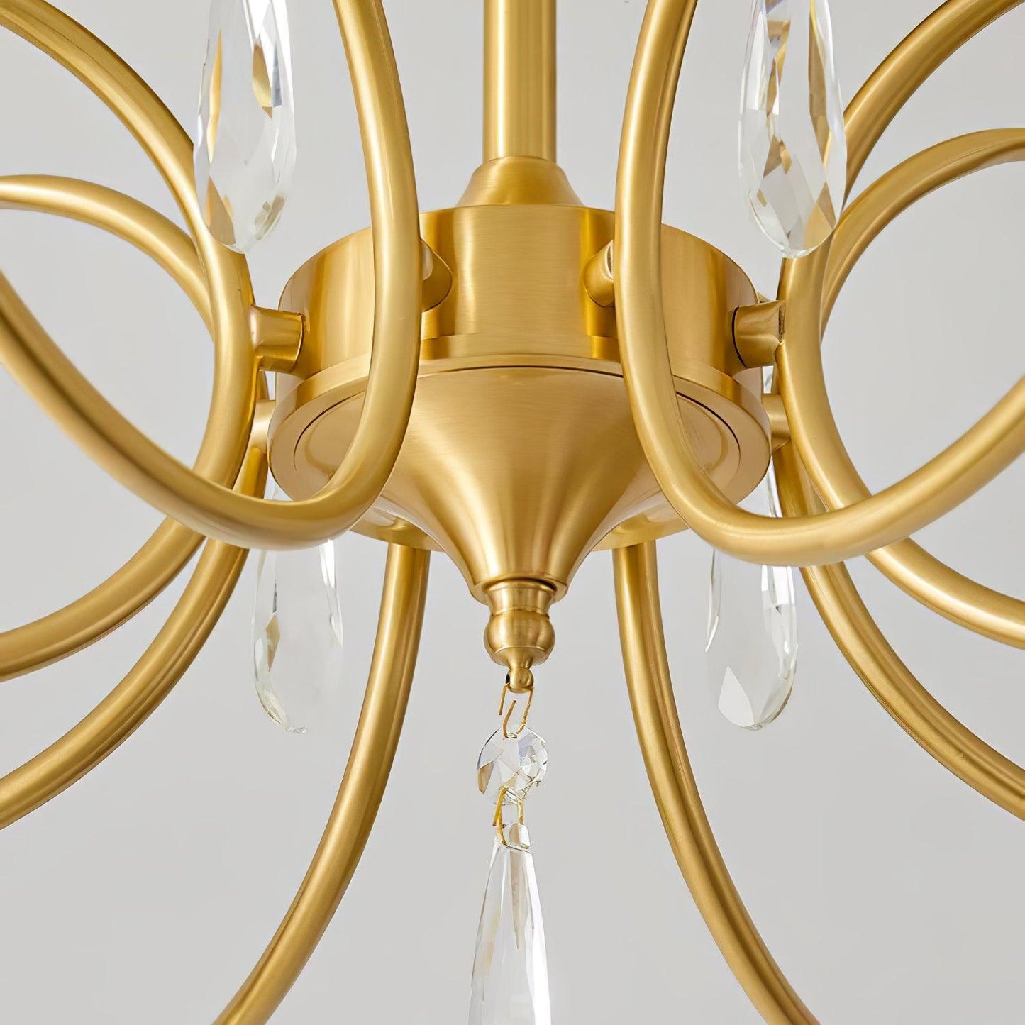 Shell Brass Overhead light Ceiling Lamp