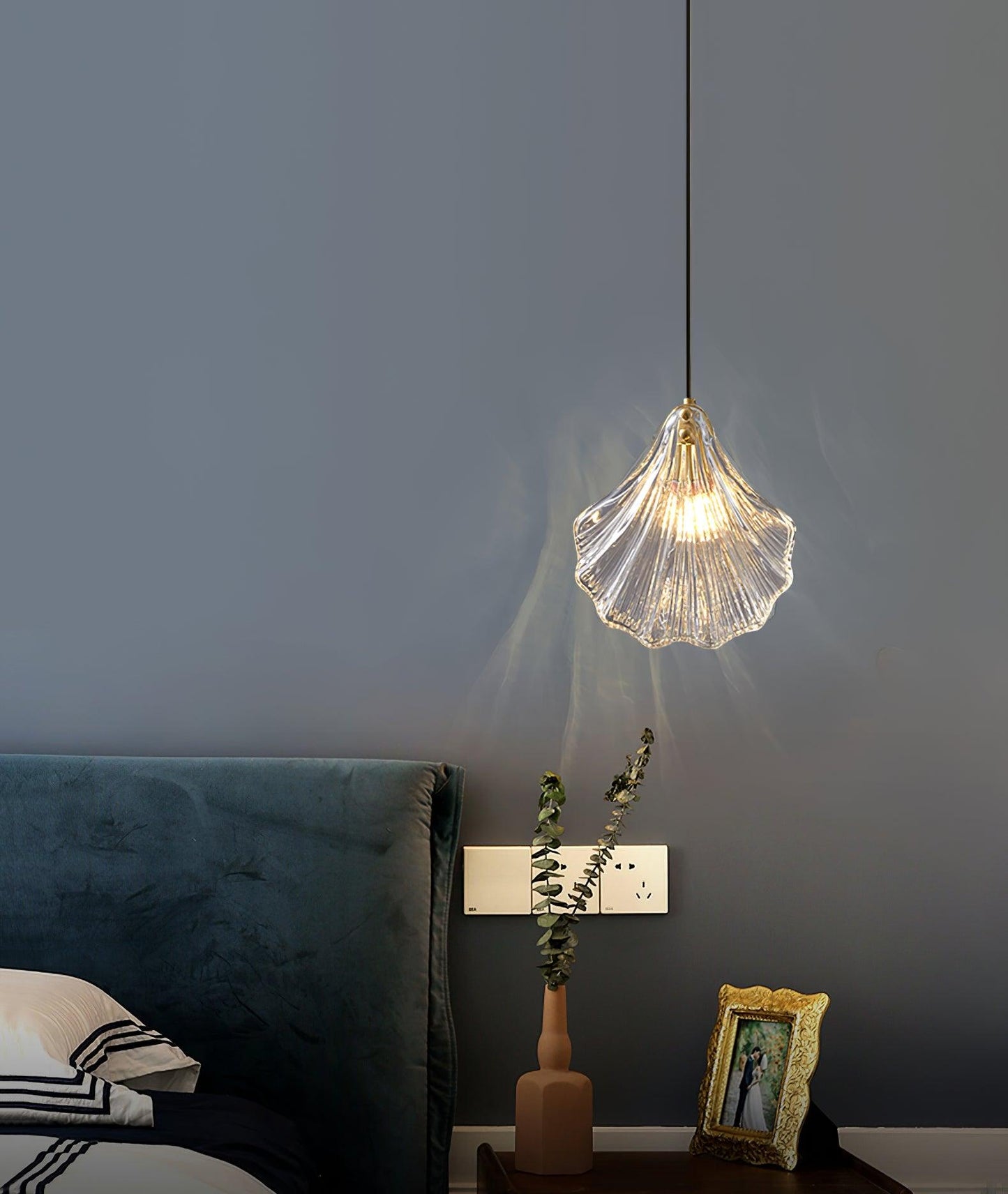 Shell Mini Hanging light Pendant Swag Light